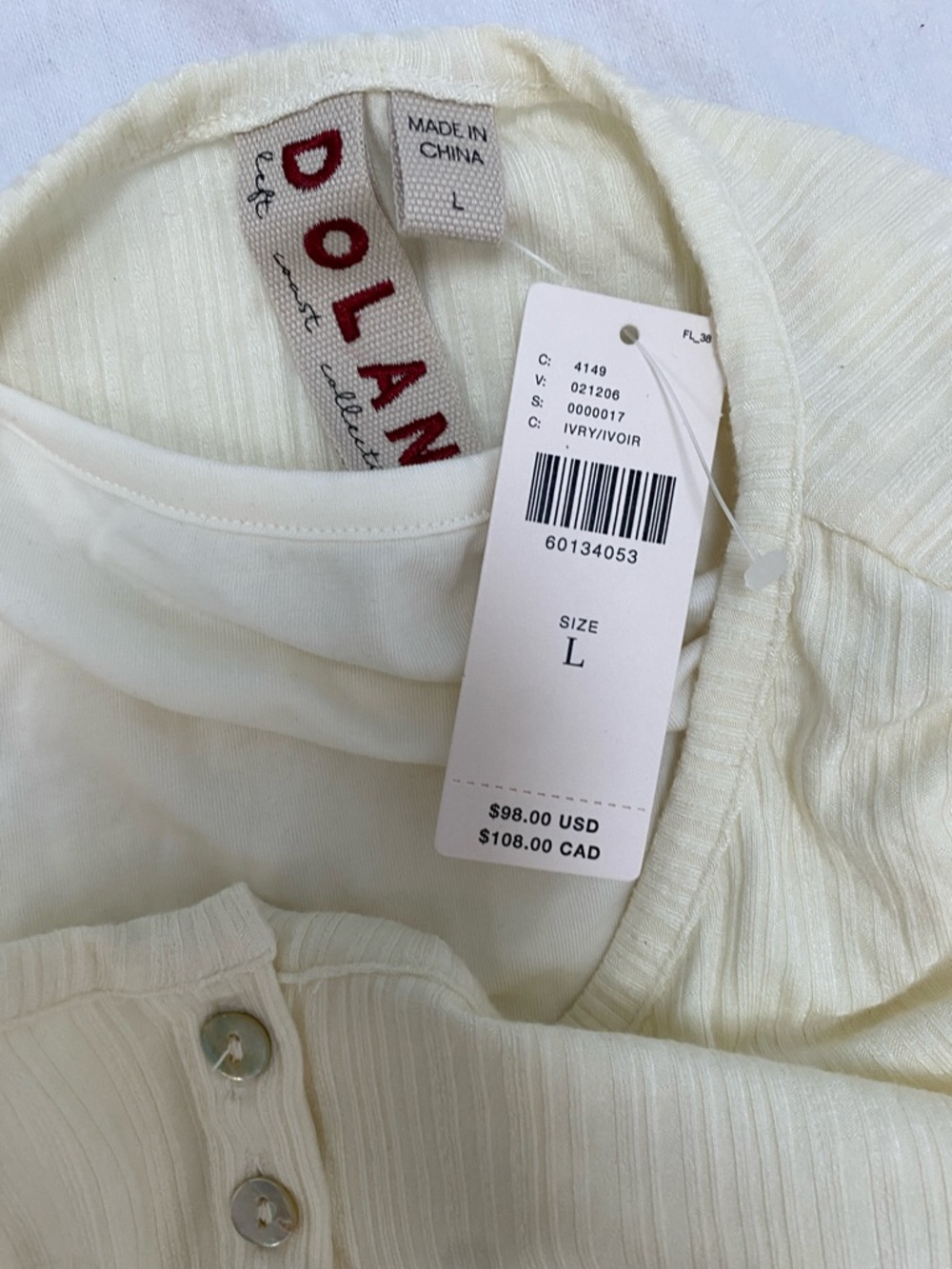 Anthropologie Orla Short Ribbed Sleeved Henley Maxi Dress - NIP - Picture 6 of 9